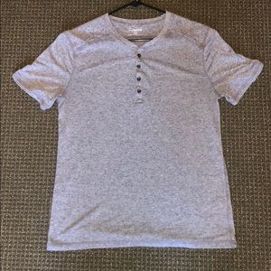 Express Gray Henley
